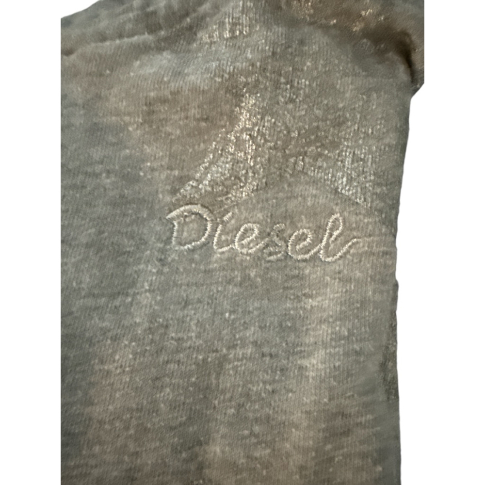 Diesel Hoodie Jacket M Grey Silver $130MSRP - Picture 5 of 7